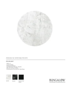 Bungalow 5 New Arrivals Stockholm Center Round Table Nickel With White Marble Top 19 Bungalow 5 New Arrivals Stockholm Center Round Table Nickel With White Marble Top