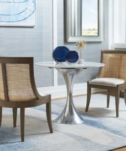 Bungalow 5 New Arrivals Stockholm Center Round Table Nickel With White Marble Top 13 Bungalow 5 New Arrivals Stockholm Center Round Table Nickel With White Marble Top