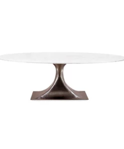 Bungalow 5 New Arrivals Stockholm Oval Dining Table Bronze