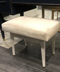 Bungalow 5 New Arrivals Winston Stool White Hide 17 Bungalow 5 New Arrivals Winston Stool White Hide