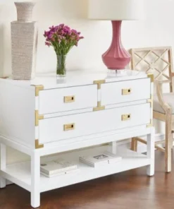 Bungalow 5 New Arrivals Tansu Console Table White