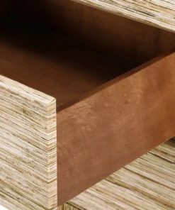 Bungalow 5 Morgan 3 Drawer Side Table Natural