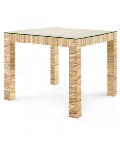 Bungalow 5 New Arrivals Valentina Papyrus Game Table Natural