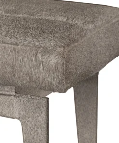 Bungalow 5 New Arrivals Winston Stool Gray Hair On Hide