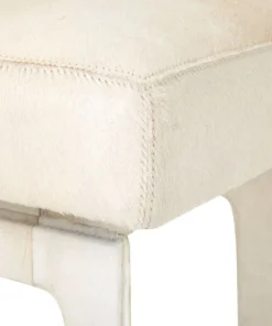 Bungalow 5 New Arrivals Winston Stool White Hide 20 Bungalow 5 New Arrivals Winston Stool White Hide