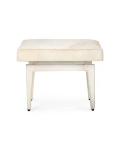 Bungalow 5 New Arrivals Winston Stool White Hide 15 Bungalow 5 New Arrivals Winston Stool White Hide