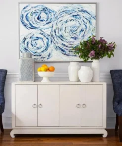 Bungalow 5 Meredith 4 Door Cabinet White