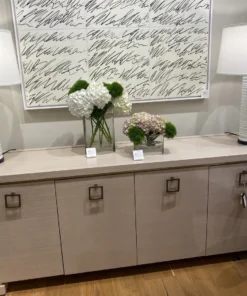 Bungalow 5 New Arrivals Blake 4 Door Cabinet Blanched Oak