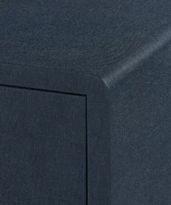 Bungalow 5 Bryant Linen Extra Large 6 Drawer Chest Navy Blue New Arrivals