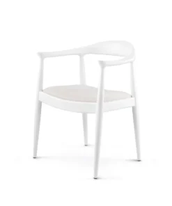 Bungalow 5 New Arrivals Danish Armchair White
