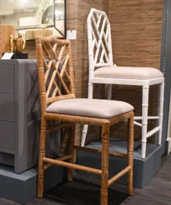 Bungalow 5 New Arrivals Jardin Counter Stool White