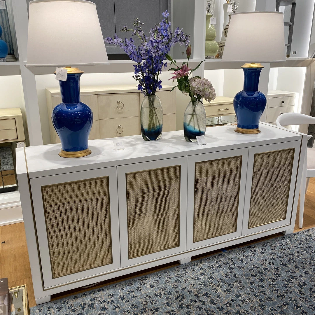 Bungalow 5 Karen 4 Door Cabinet White New Arrivals 4 Bungalow 5 Karen 4 Door Cabinet White New Arrivals