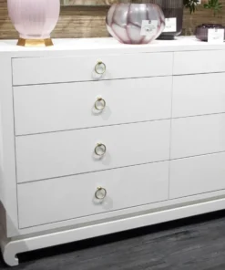 Bungalow 5 Ming Extra Large 8 Drawer Dresser White New Arrivals