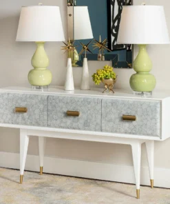 Bungalow 5 New Arrivals Elisa Console Gray