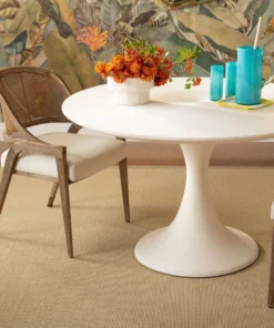 Bungalow 5 New Arrivals Rope Dining Table White