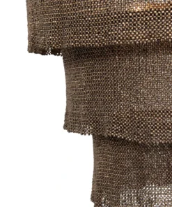 Made Goods Patricia Chandelier Bronze Coco Beads And Gold Metal 15 Made Goods Patricia Chandelier Bronze Coco Beads And Gold Metal