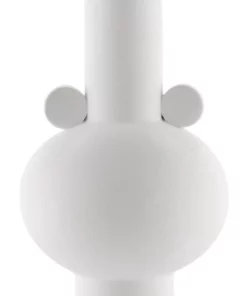 Currey And Company Happy 40 Round White Vase