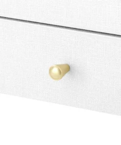 Bungalow 5 Claudette 1 Drawer Side Table White