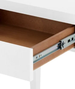 Bungalow 5 Claudette 1 Drawer Side Table White