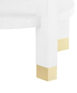 Bungalow 5 Claudette One Drawer Round Side Table White New Arrivals 19 Bungalow 5 Claudette One Drawer Round Side Table White New Arrivals