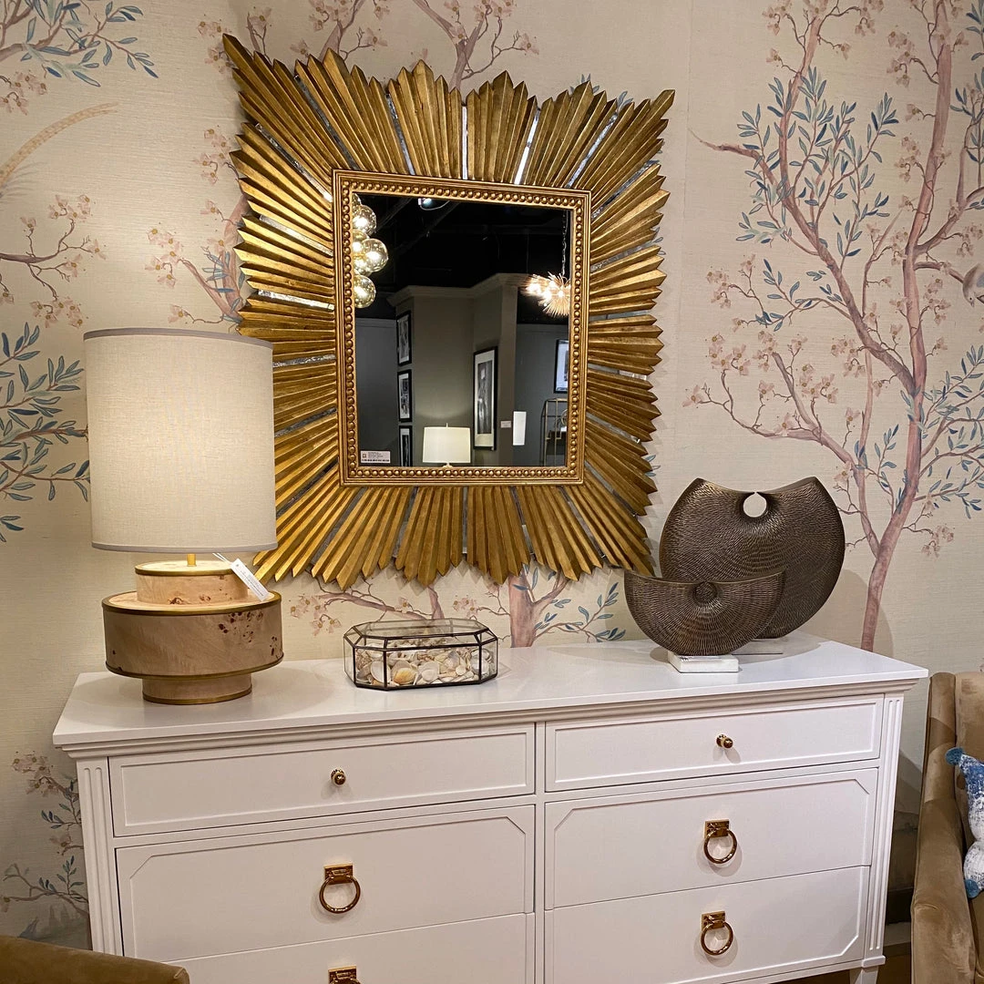Worlds Away Raymond Gold Leaf Mirror New Arrivals 4 Worlds Away Raymond Gold Leaf Mirror New Arrivals