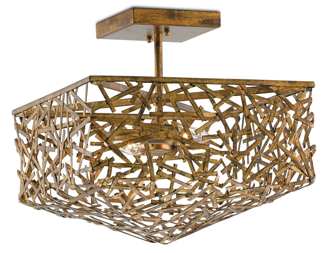 Currey And Company New Arrivals Confetti Semi Flush Mount 3 Currey And Company New Arrivals Confetti Semi Flush Mount