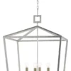 Currey And Company Denison Lantern Silver - 4 Sizes New Arrivals