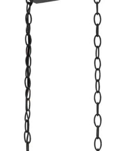 Currey And Company Denison Rectangular Lantern Black