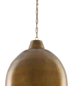 Currey And Company Earthshine Brass Large Pendant New Arrivals 12 Currey And Company Earthshine Brass Large Pendant New Arrivals