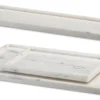 Currey And Company Everett White Tray Set Of 3 New Arrivals