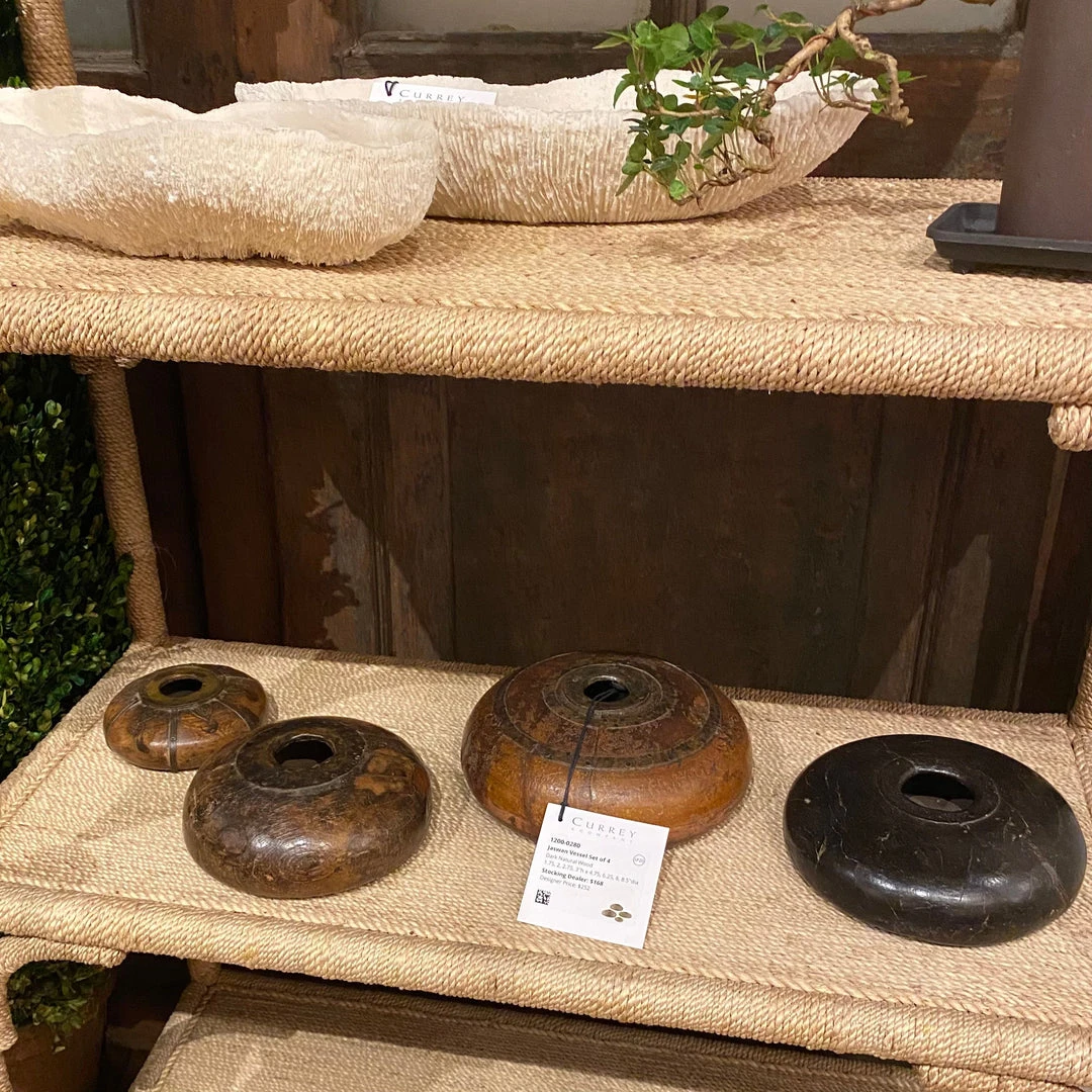 Currey And Company New Arrivals Jaswan Vessel Set Of 4 4 Currey And Company New Arrivals Jaswan Vessel Set Of 4