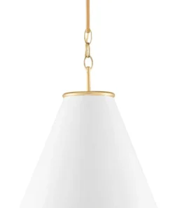 Currey And Company New Arrivals Pierrepont Pendant White Two Sizes