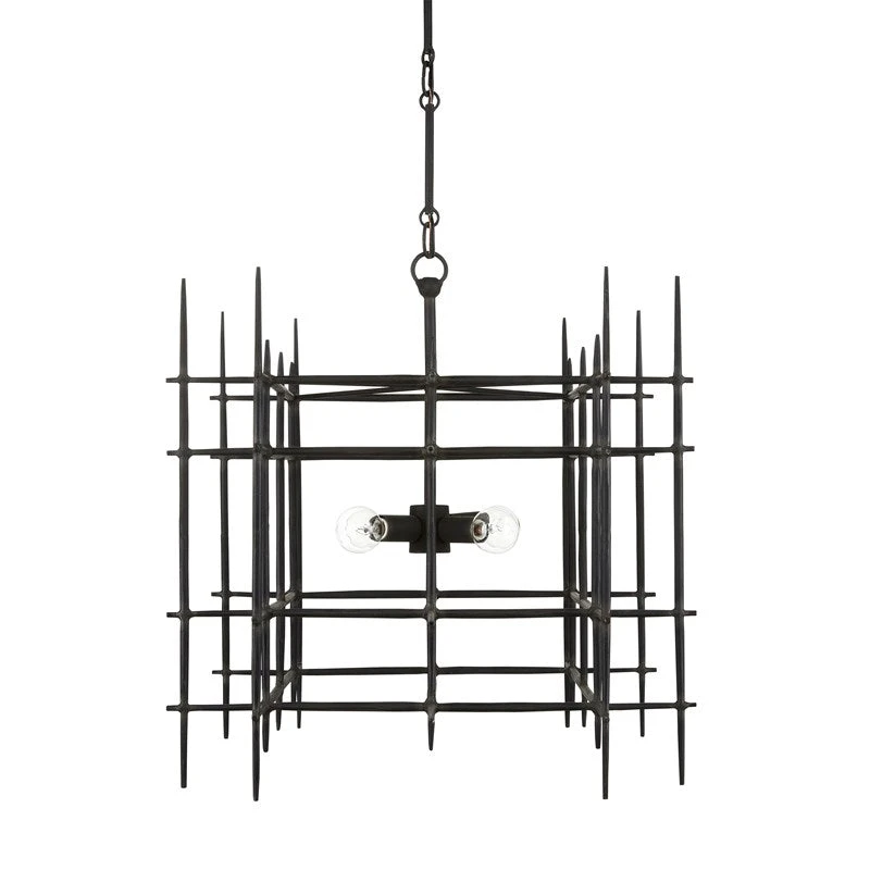Currey And Company New Arrivals Steelhouse Small Chandelier 6 Currey And Company New Arrivals Steelhouse Small Chandelier