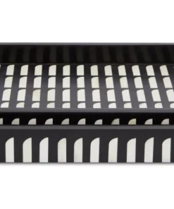 Currey And Company Swoop Tray Set Of Two