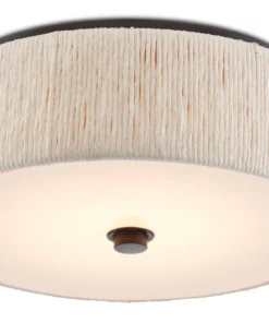 Currey And Company New Arrivals Tyrone Flush Mount