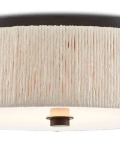 Currey And Company New Arrivals Tyrone Flush Mount