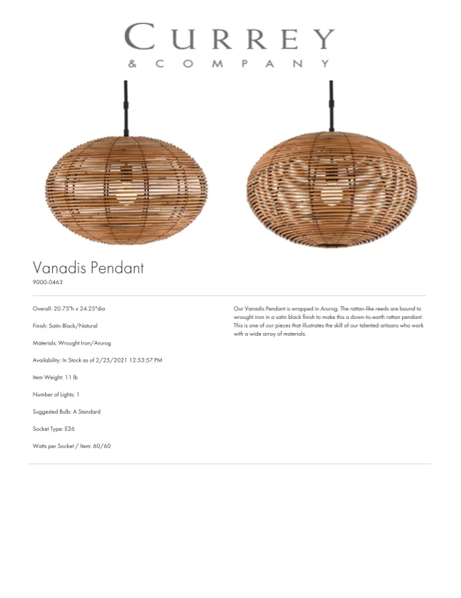 Currey And Company New Arrivals Vanadis Pendant 6 Currey And Company New Arrivals Vanadis Pendant