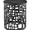 Currey And Company Wasi Accent Table Black