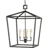 Currey And Company Denison Lantern Black - 4 Sizes New Arrivals