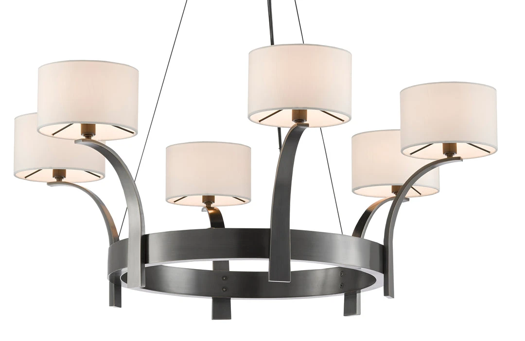 Currey And Company Masonic Chandelier 8 Currey And Company Masonic Chandelier