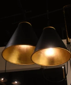 Currey And Company Pierrepont Pendant Black Two Sizes