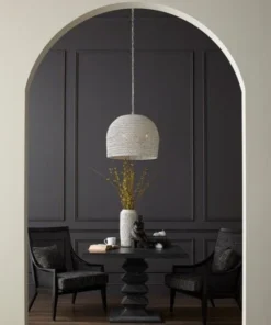 Currey And Company Sayan Black Dining Table