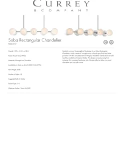 Currey And Company New Arrivals Soba Rectangular Chandelier 17 Currey And Company New Arrivals Soba Rectangular Chandelier