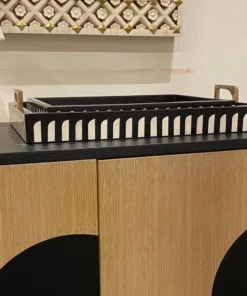 Currey And Company Swoop Tray Set Of Two