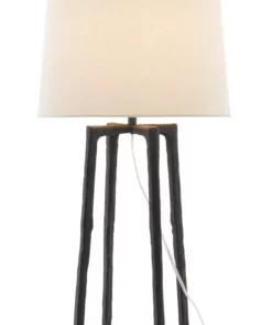 Currey And Company Rowan Table Lamp Black