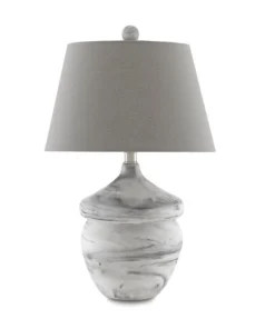 Currey And Company New Arrivals Vitellina Gray Table Lamp