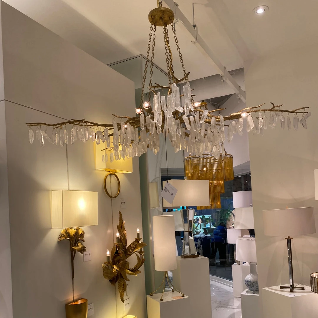 Currey And Company New Arrivals Forest Light Chandelier Gold 4 Currey And Company New Arrivals Forest Light Chandelier Gold