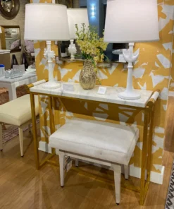 Bungalow 5 New Arrivals Winston Stool White Hide 16 Bungalow 5 New Arrivals Winston Stool White Hide