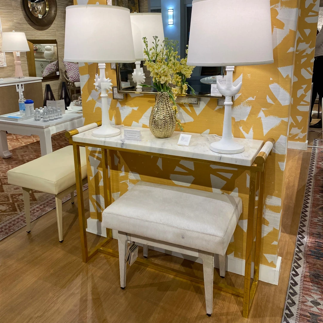 Bungalow 5 New Arrivals Winston Stool White Hide 7 Bungalow 5 New Arrivals Winston Stool White Hide