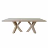 Worlds Away Haines Dining Table Cerused Oak